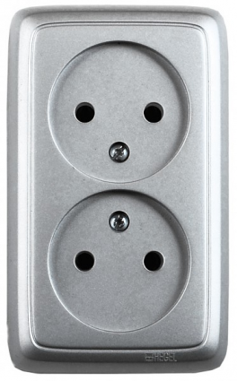 Фотография товара 'Hegel РА16-144-06 Розетка открытой установки, двухместная'