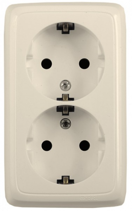 Фотография товара 'Hegel РА16-153-01 Розетка открытой установки, двухместная'