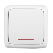 Фотография товара 'Hegel ВА10-114 Выключатель открытой установки, одноклавишный'