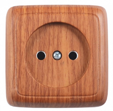 Фотография товара 'Hegel РА16-103-05 Розетка открытой установки, одноместная, с изолирующей пластиной'