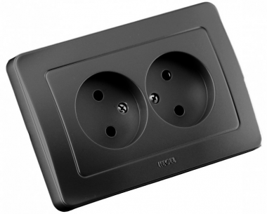 Фотография товара 'Hegel РС16-341-08 Розетка скрытой установки, двухместная'