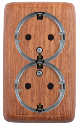 Фотография товара 'Hegel РА16-183-05 Розетка открытой установки, двухместная'