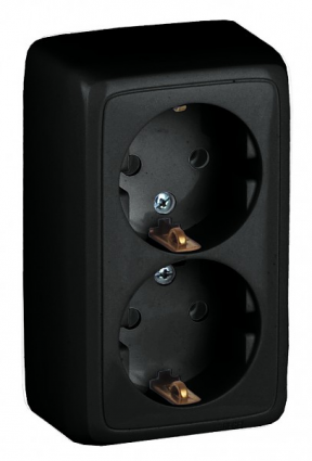 Фотография товара 'Hegel РА16-153-08 Розетка открытой установки, двухместная'