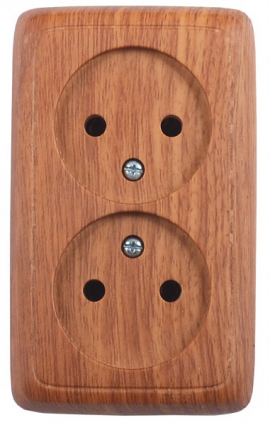 Фотография товара 'Hegel РА16-143-05 Розетка открытой установки, двухместная'