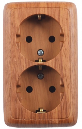 Фотография товара 'Hegel РА16-153-05 Розетка открытой установки, двухместная'