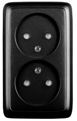 Фотография товара 'Hegel РА16-144-08 Розетка открытой установки, двухместная'