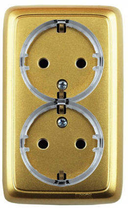 Фотография товара 'Hegel РА16-183-07 Розетка открытой установки, двухместная'