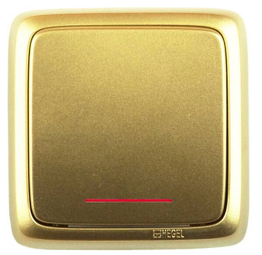 Фотография товара 'Hegel ВА10-114-07 Выключатель открытой установки, одноклавишный'