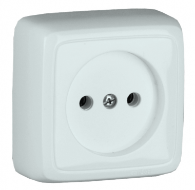 Фотография товара 'Hegel РА16-103 Розетка открытой установки, одноместная, с изолирующей пластиной'