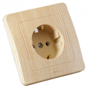 Фотография товара 'Hegel РС16-312-02 Розетка скрытой установки, одноместная, с заземляющим контактом'