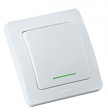 Фотография товара 'Hegel ВС16-312 Выключатель скрытой установки, одноклавишный'