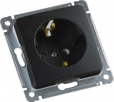 Фотография товара 'Hegel РС16-411-08 Розетка скрытой установки, одноместная, с заземляющим контактом'