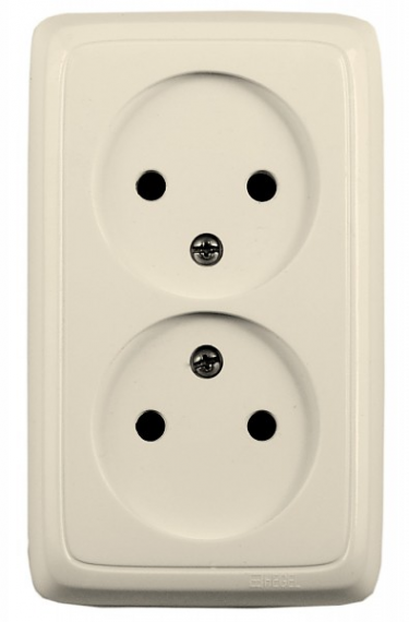 Фотография товара 'Hegel РА16-143-01 Розетка открытой установки, двухместная'