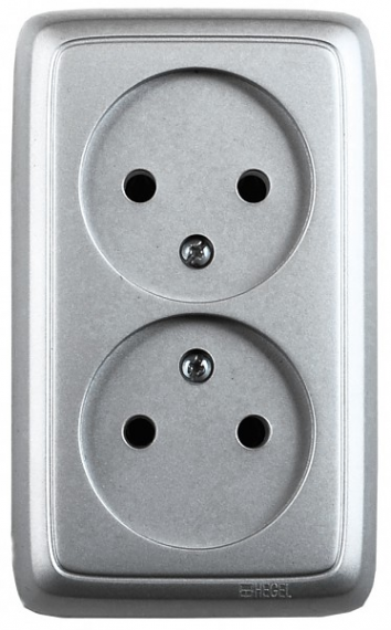 Фотография товара 'Hegel РА16-144-06 Розетка открытой установки, двухместная'