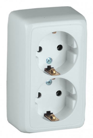 Фотография товара 'Hegel РА16-154 Розетка открытой установки, двухместная'