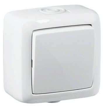 Фотография товара 'Hegel ВА10-211 Выключатель открытой установки, одноклавишный'