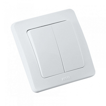 Фотография товара 'Hegel ВС16-351 Выключатель скрытой установки, двухклавишный'