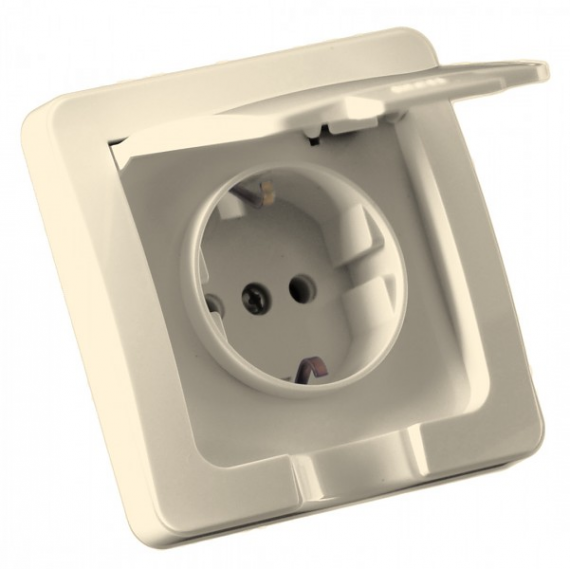 Фотография товара 'Hegel РС16-512-01 Розетка скрытой установки, одноместная, с заземляющим контактом'