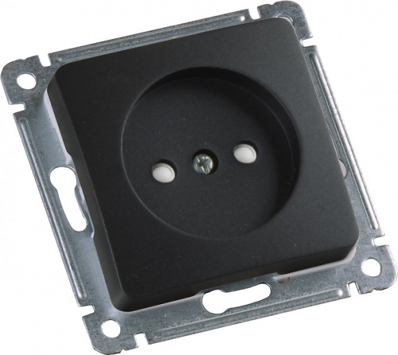 Фотография товара 'Hegel РС16-402-08 Розетка скрытой установки, одноместная, со шторкой'