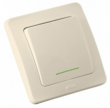 Фотография товара 'Hegel ВС10-312-01 Выключатель скрытой установки, одноклавишный'