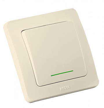 Фотография товара 'Hegel ВС10-332-01 Выключатель скрытой установки, одноклавишный'