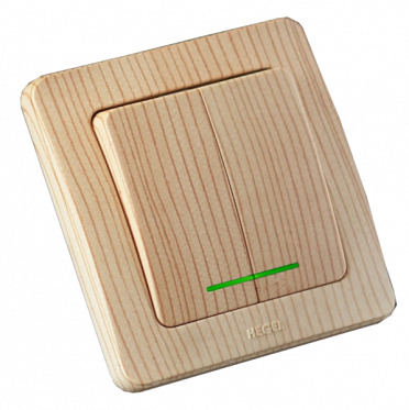 Фотография товара 'Hegel ВС10-352-02 Выключатель скрытой установки, двухклавишный'