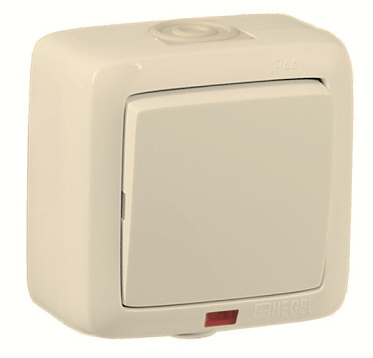 Фотография товара 'Hegel ВА16-262-01 Переключатель открытой установки, одноклавишный'