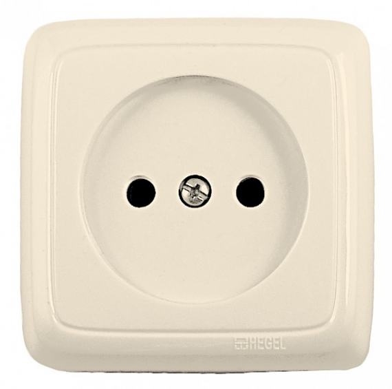 Фотография товара 'Hegel РА16-104-01 Розетка открытой установки, одноместная, со шторкой'