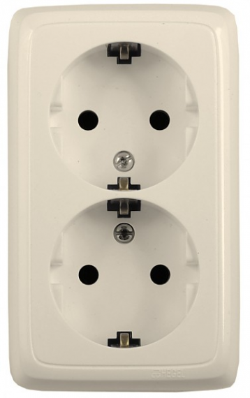 Фотография товара 'Hegel РА16-154-01 Розетка открытой установки, двухместная'