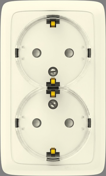 Фотография товара 'Hegel РА16-183-01 Розетка открытой установки, двухместная'