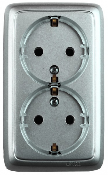 Фотография товара 'Hegel РА16-183-06 Розетка открытой установки, двухместная'
