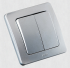 Фотография товара 'Hegel ВС10-351-06 Выключатель скрытой установки, двухклавишный'