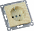 Фотография товара 'Hegel РС16-411-02 Розетка скрытой установки, одноместная, с заземляющим контактом'