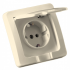 Фотография товара 'Hegel РС16-511-01 Розетка скрытой установки, одноместная, с заземляющим контактом'
